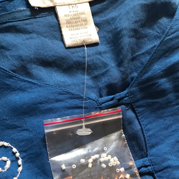 Soft Surroundings Buggle beaded Caftan - Picture 8 of 8